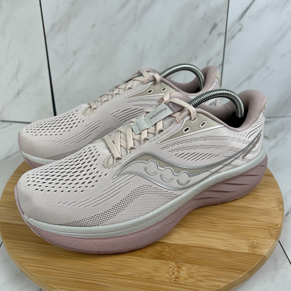 Saucony Ride 18 Womens Size 10 W WIDE Moon Woodrose Running Shoes S11001-151 - Picture 3 of 12